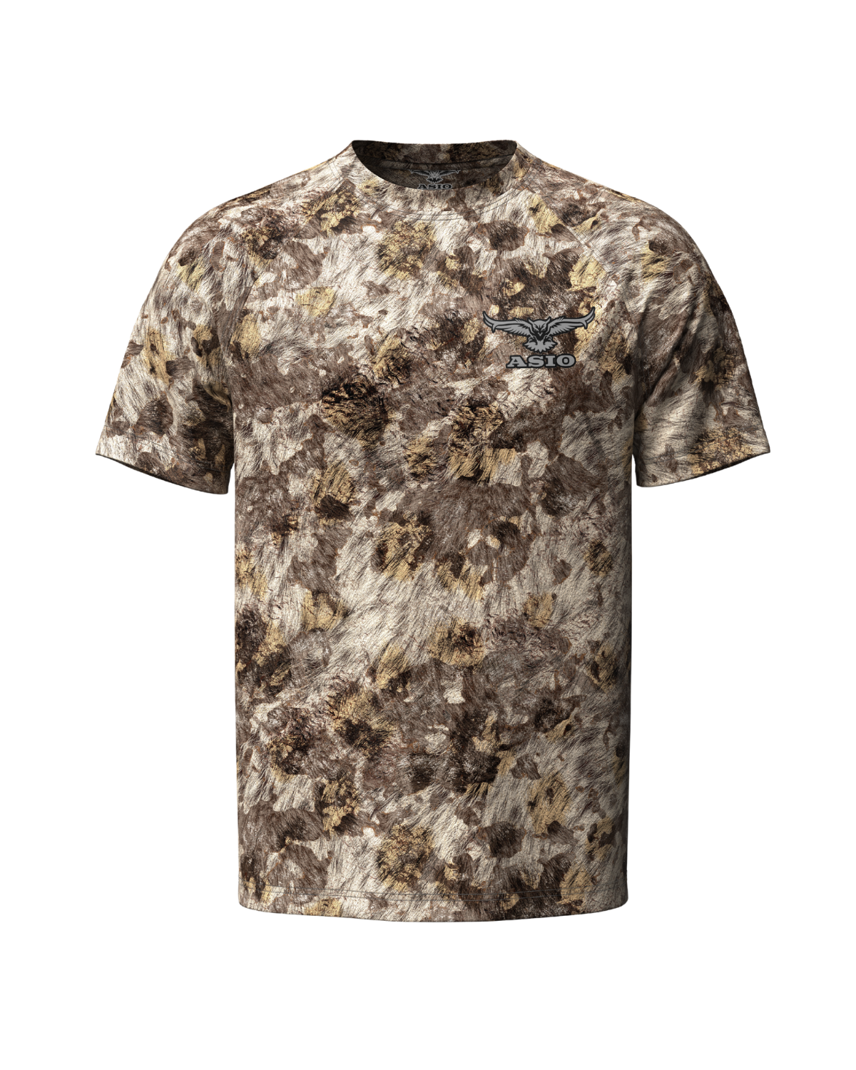 ASIO Gear short sleeve performance hunting shirt in RAPX camo for high-movement early season bowhunts