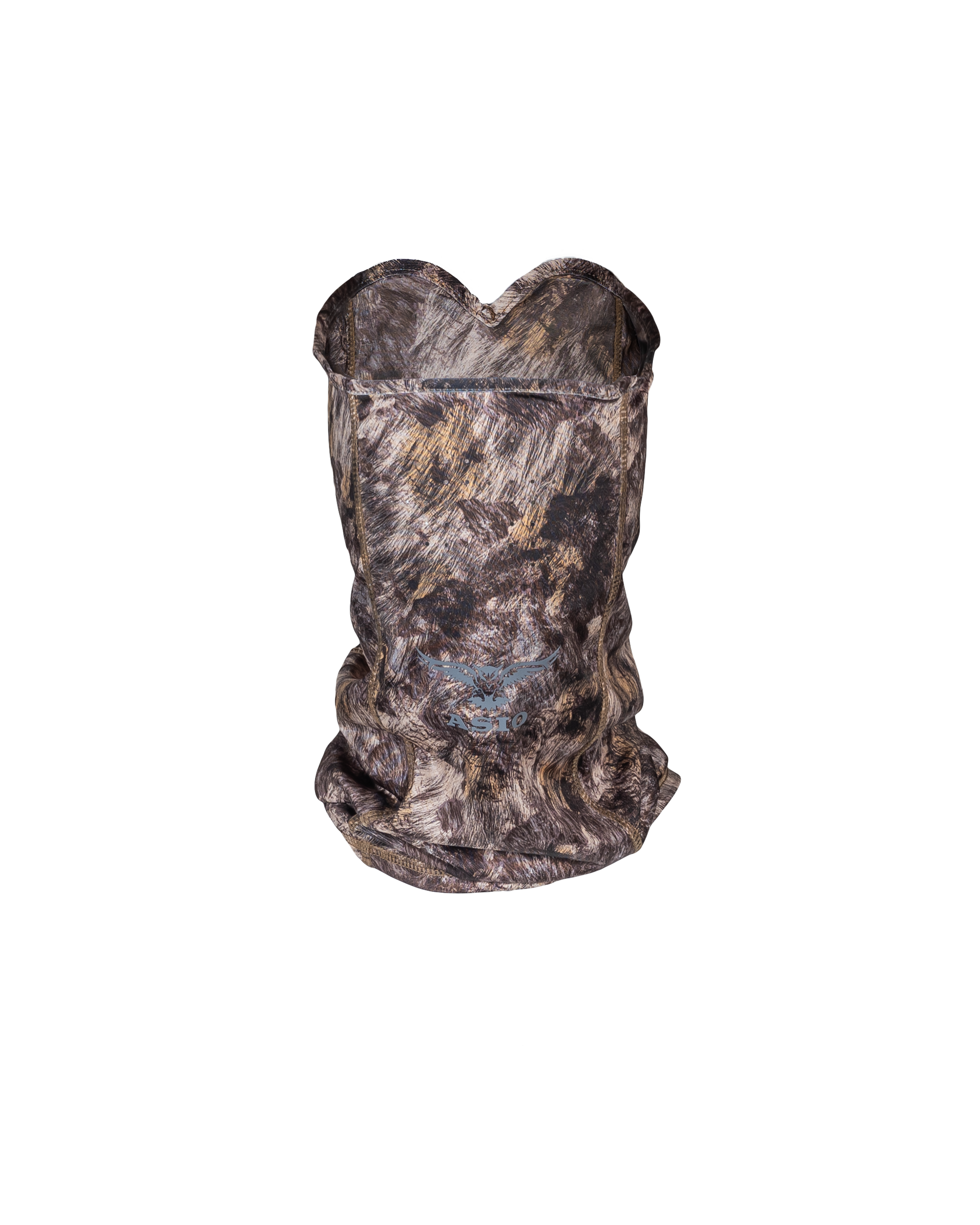 asio gear lightweight breathable face gaiter for early season in rapx camo