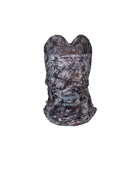 asio gear lightweight breathable face gaiter for early season in raptor camo