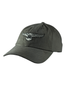 ASIO Gear Classic Twill Hat with embroidered owl logo, unstructured design, and curved bill