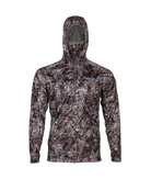 Front view of the ASIO Lightweight Hoodie in Raptor Camo