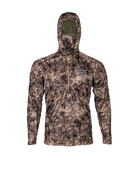 Front view of the ASIO Lightweight Hoodie in RAPX Camo
