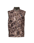 Front view of the ASIO Midweight Core Warmth Vest in RAPX Camo