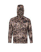 Front view of the ASIO Midweight Hoodie in RAPX Camo