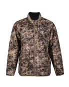 Front view of the ASIO Midweight Puffy Jacket in RAPX Camo