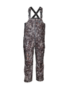 Front view of the ASIO Midweight Sherpa Bib in Raptor Camo