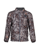 Front view of the ASIO Midweight Sherpa Jacket in Raptor Camo