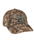 ASIO Gear lightweight bowhunting hat in RAPX camo – fitted low-profile hunting cap with moisture-wicking fabric, structured bill, and embroidered logo, designed for stealth and comfort in early to mid-season treestand and ground setups.